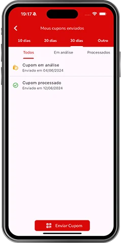 Validação de cupom fiscal