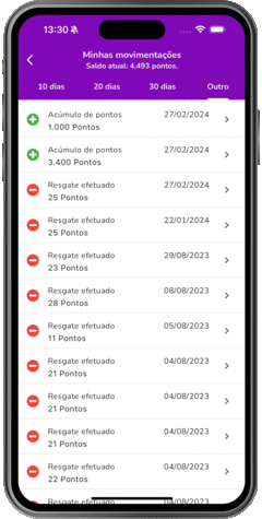 Extrato de acompanhamento
